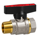 Brass Ball Valve 123 M/F Butterfly Handle