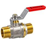 Brass Ball Valve 123 M/M Plate Handle