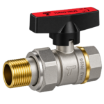 Brass Ball Valve With Union 123 M/F Butterfly Handle