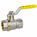 Brass Gas Ball Valve Plate Handle F/F