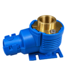 Pex Female Wall Elbow With Extension & Plastic Cover Blue