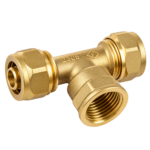 Pex Tee Female Threaded Middle